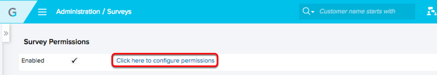 Survey Module Level Permissions