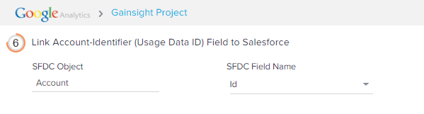 6. Link Usage Data ID Field to Salesforce