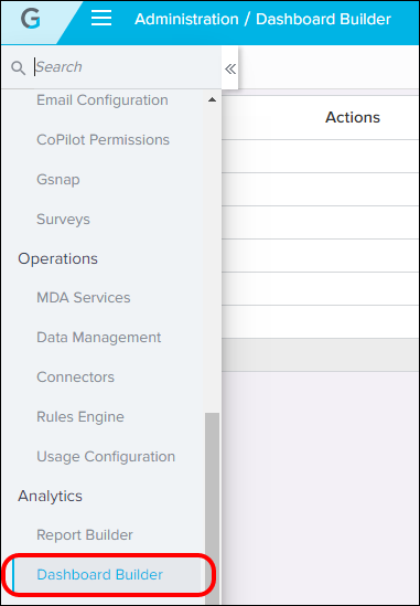 Create Home Page Dashboard