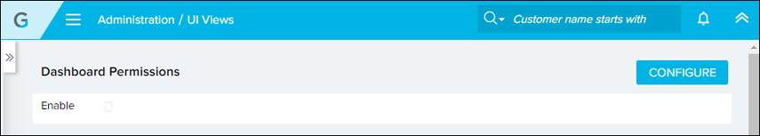 Activate Dashboard Permissions