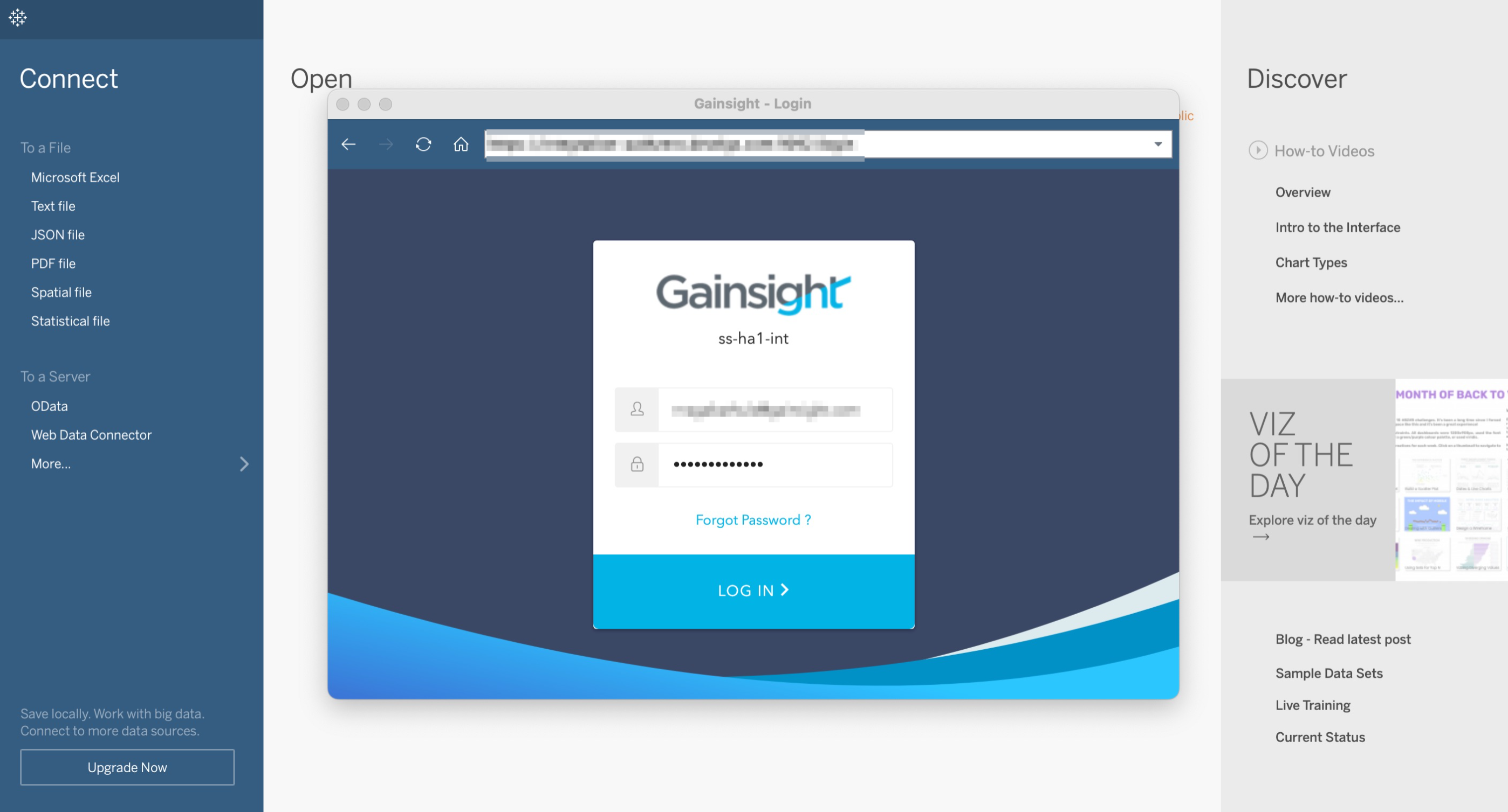 Gainsight Integration with Tableau Gainsight Inc.