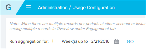 Manually Run Aggregation