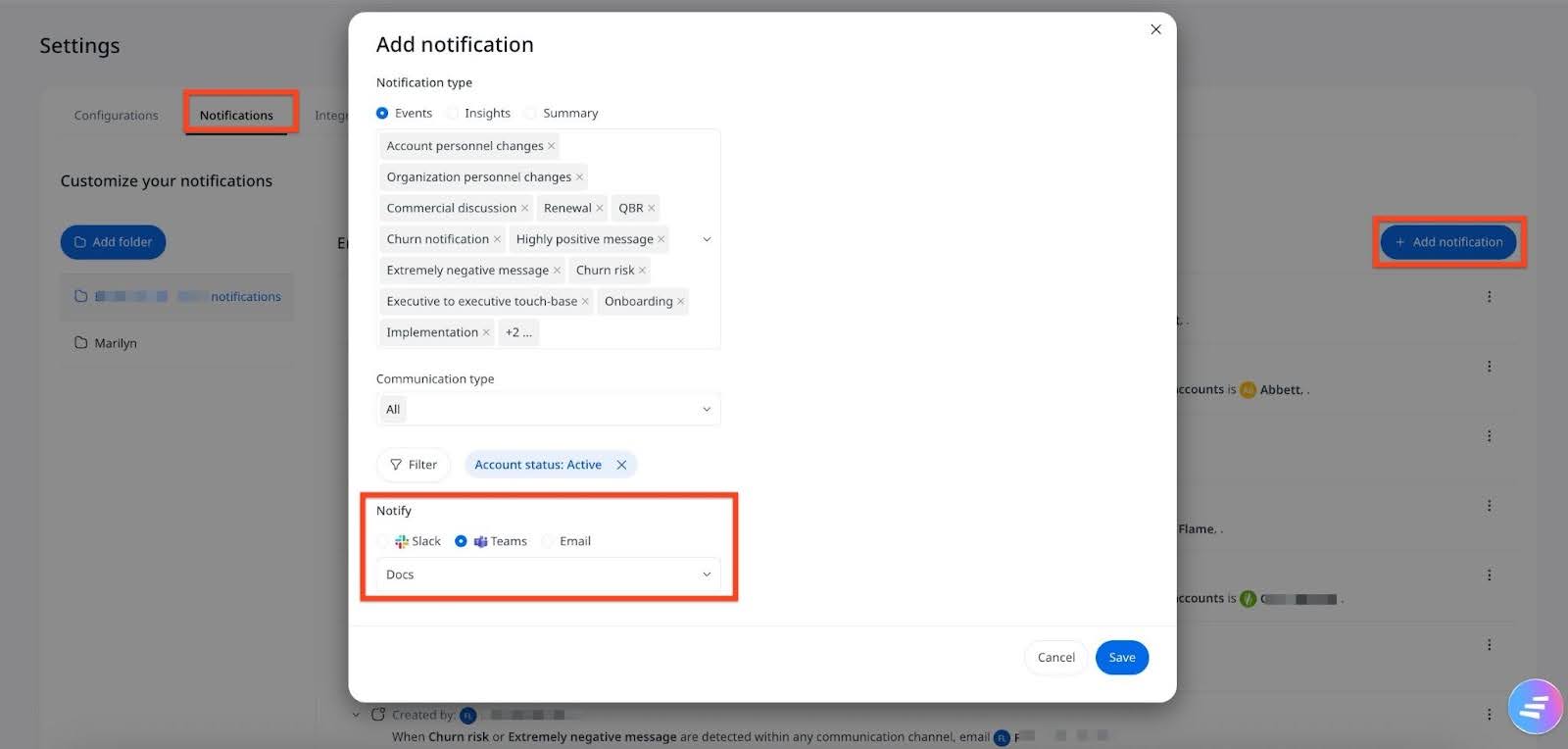the Select MS Teams channel dropdown list, select a channel.