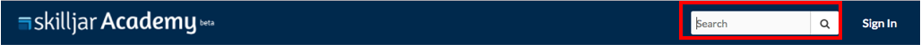 Screenshot showing Enable catalog search and search behavior