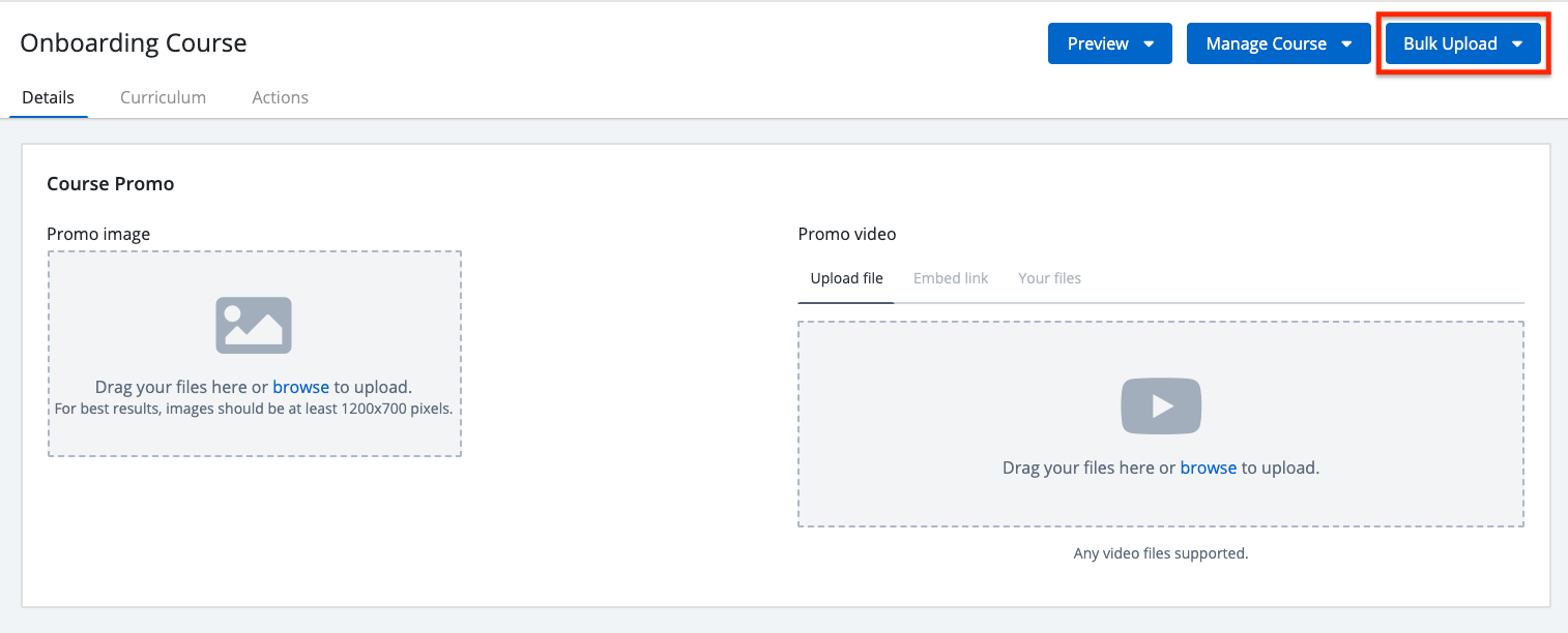Skilljar interface screenshot