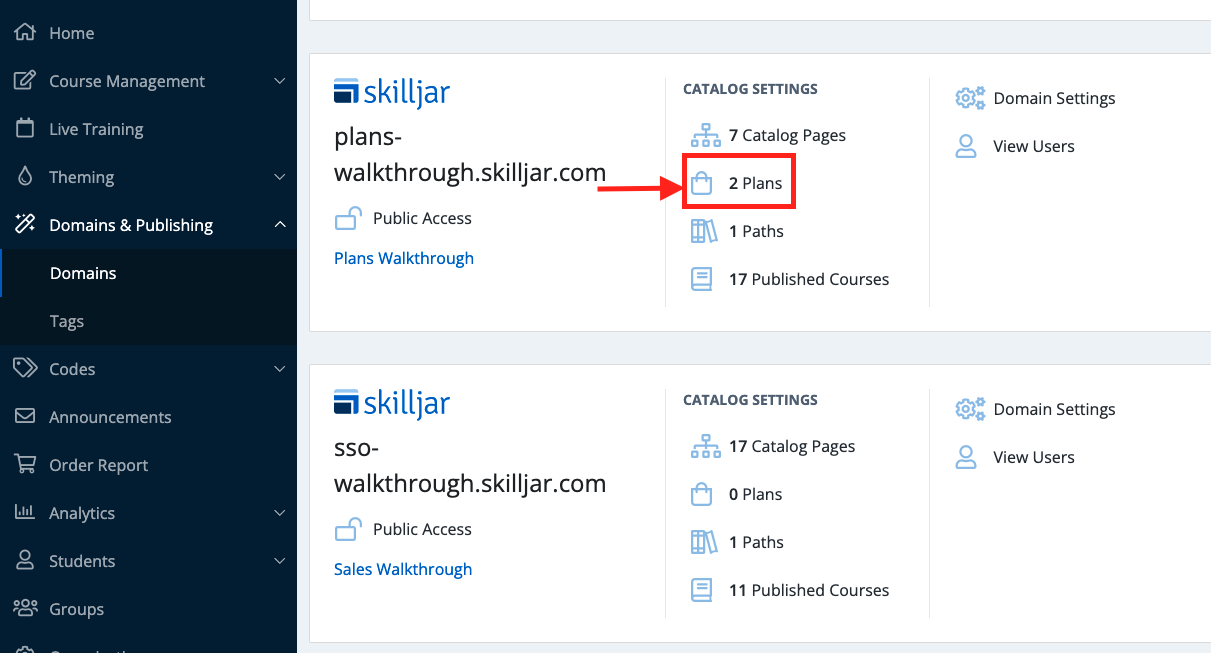 Screenshot showing How to Create a Plan