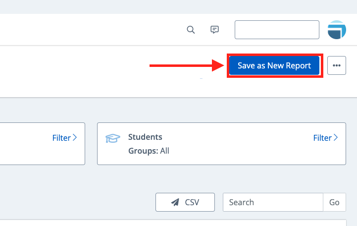 Screenshot showing Saving a Report