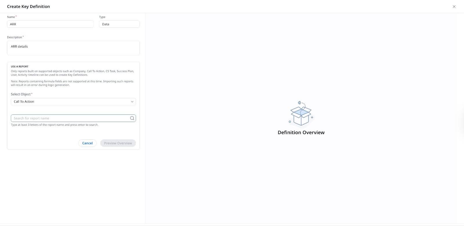 this method when you already have an existing report that defines the required data logic