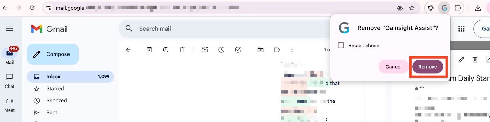 Remove gainsight assist