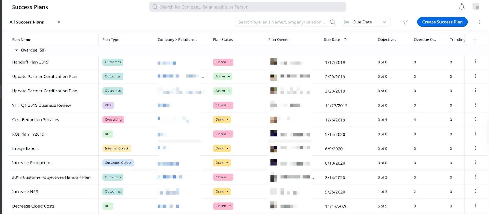 Capture strategic customer goals and share progress updates with customers and internal teams