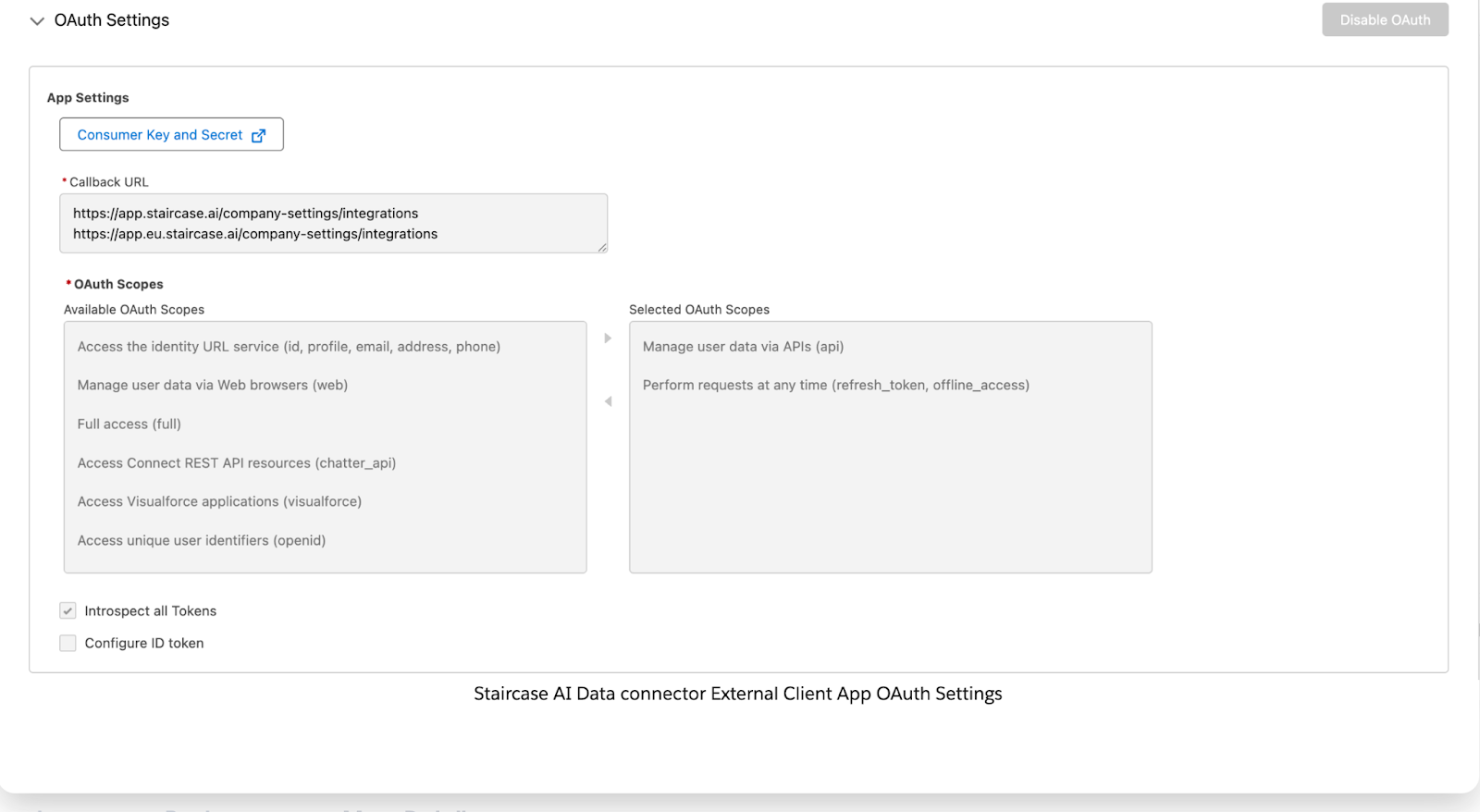 OAuth Screen in Salesforce