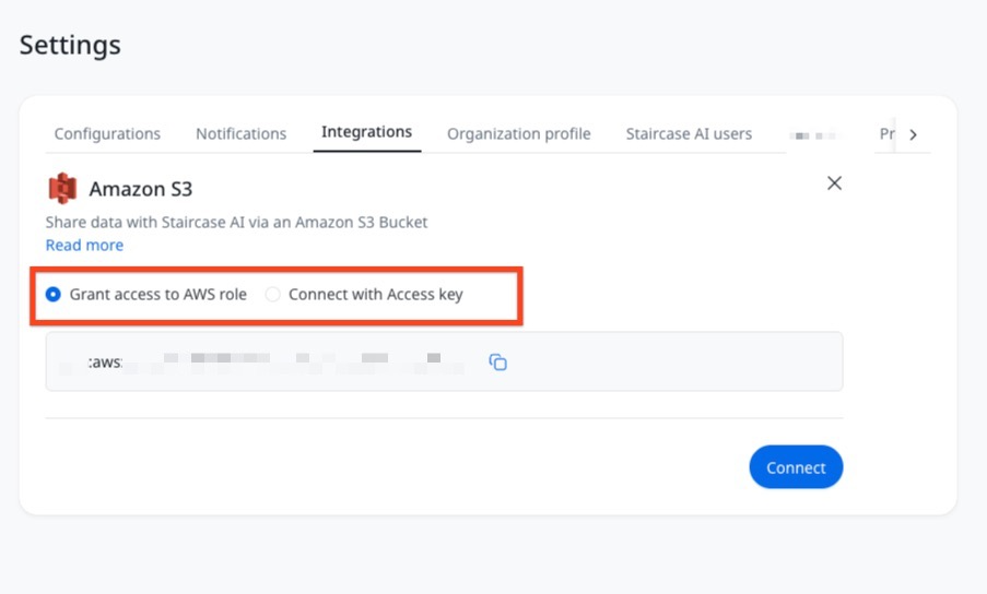 Two options for amazon s3.