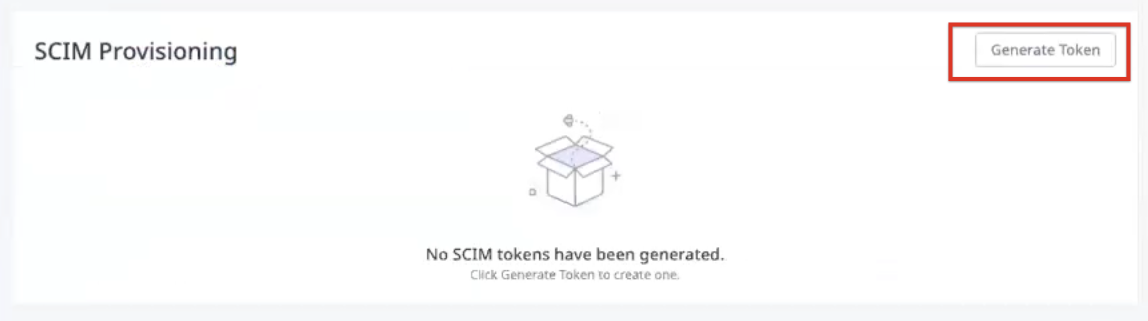 Generate Token button is displayed
