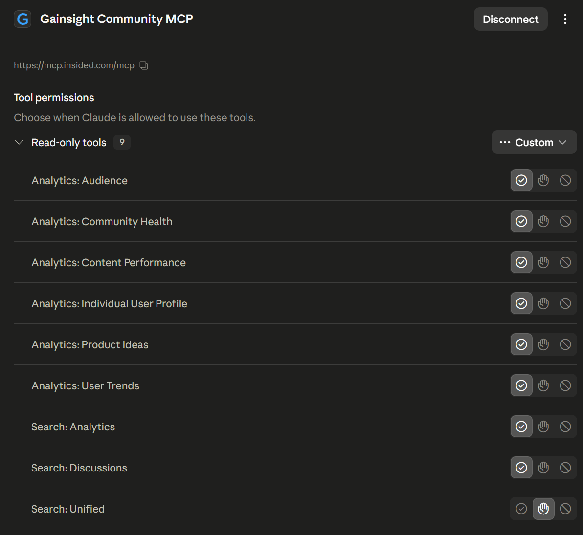 MCP Tools in Community