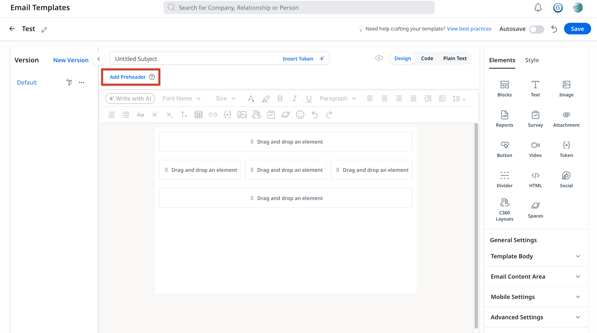 Add Preheader in Email Templates.