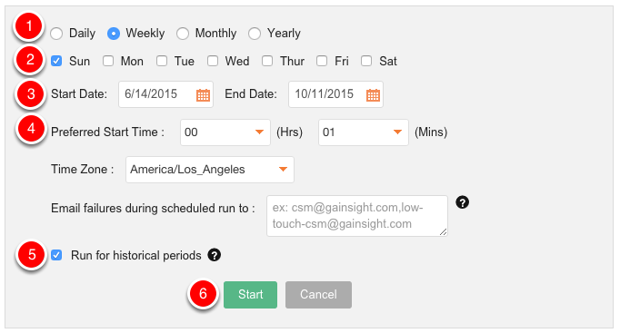Step 2c - Schedule the Initial Load Zeros Rule