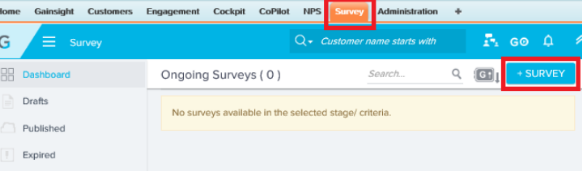 Create Test Survey
