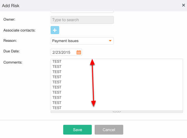 Adding Comments to CTAs and Tasks